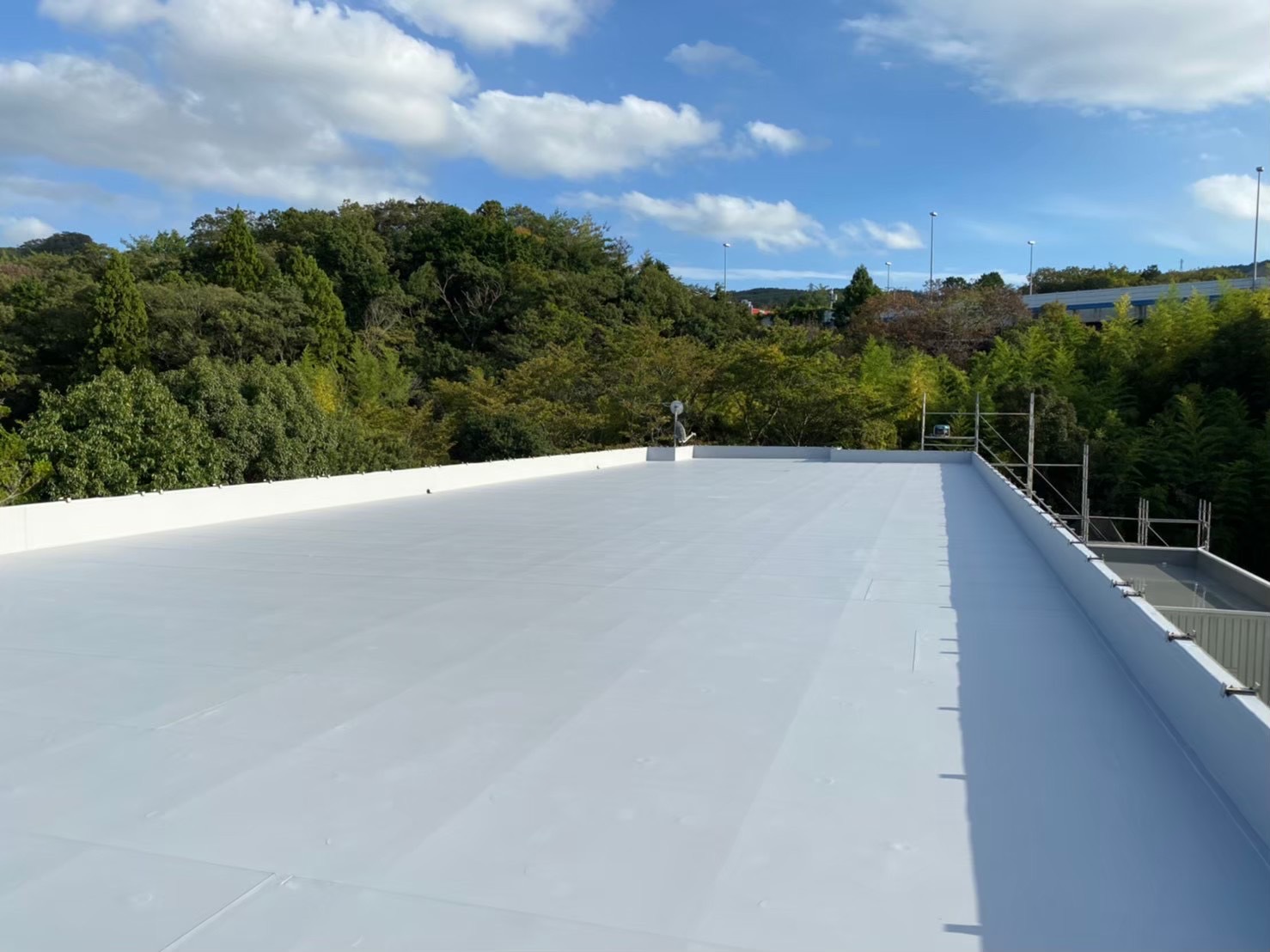 K-HANDSの防水工事の様子